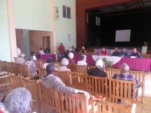 La actividad contó con la presencia de representantes de disímiles instituciones sociales y miembros de la cátedra del Adulto Mayor en el territorio.