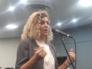 Hay que dotar de todas las herramientas a los comunicadorespara la óptima promoción del destino, dijo Lianne Herrera. Foto: De la Autora.