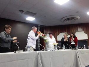 Reconocen labor de Ivis Fernández en más de una década deexitosa gestión como delegada del MINTUR en Matanzas. Foto: De la Autora.