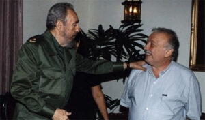Gianni Minà con Fidel.