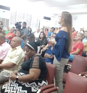 Representantes de la carrera de Periodismo ratificaron el respaldo del colectivo universitario alproceso electoral cubano.