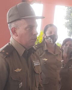 Teniente Coronel Fermín Castellón Gómez, director de la Escuela Militar Camilo Cienfuegos.