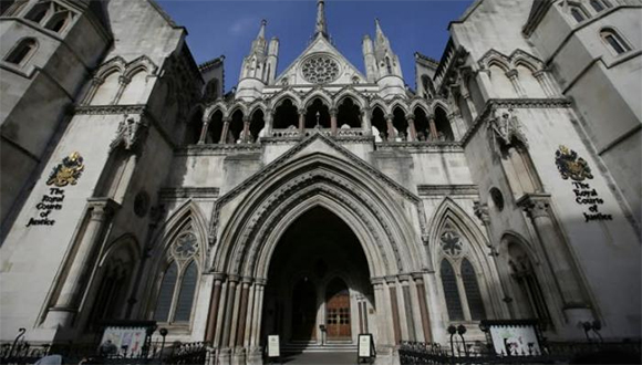 Corte de Justicia de Londres donde se desarrolló la demanda contra Cuba