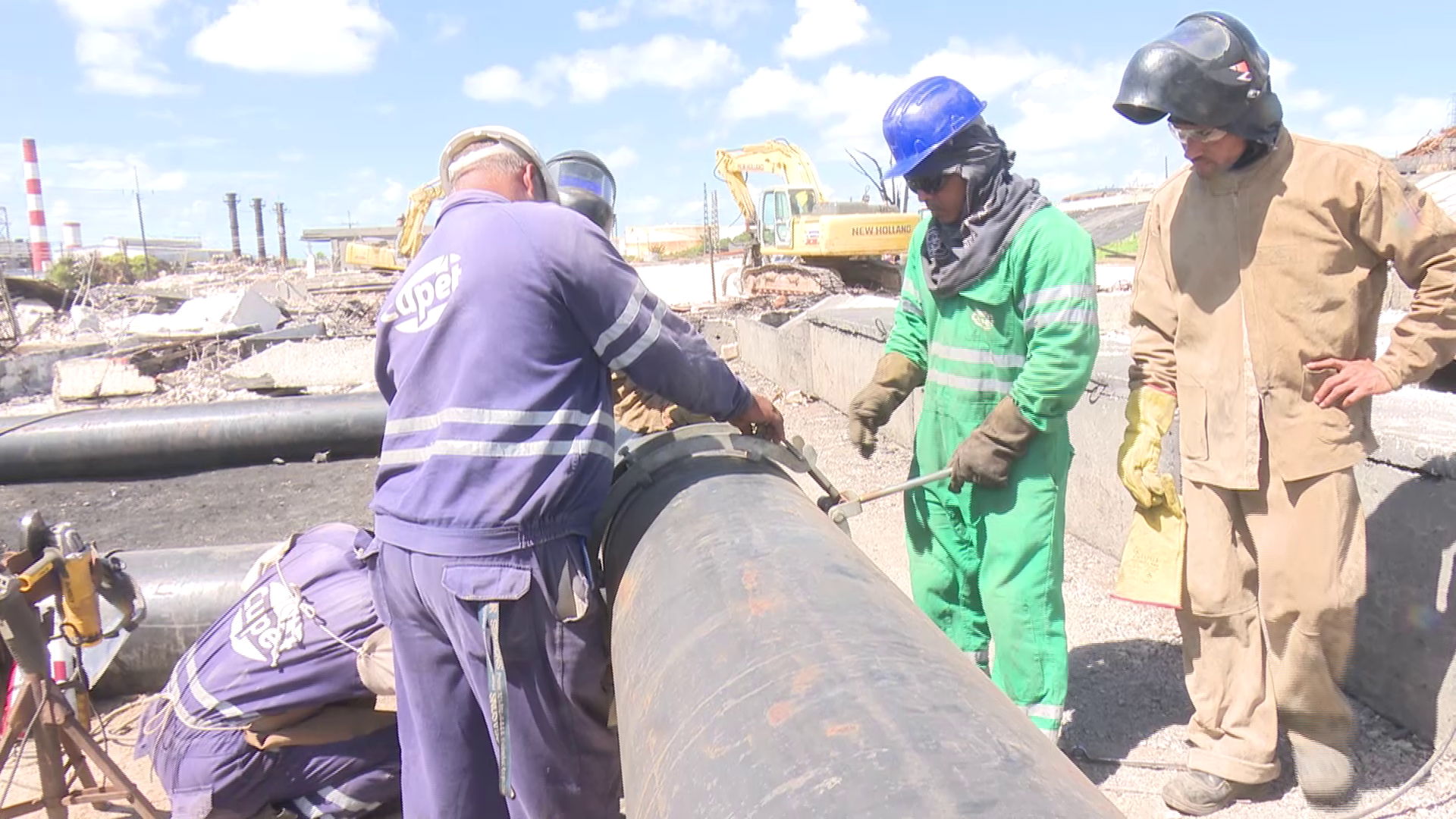 Inician labores en Matanzas de cimentación de tanque de combustible