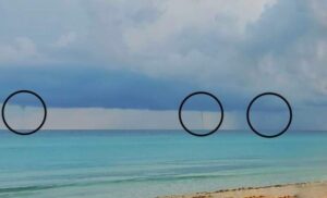 Reportan trombas marinas en Varadero