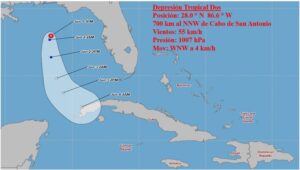 Se forma depresión tropical Dos de la actual temporada ciclónica