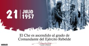  El primer comandante del Ejército Rebelde