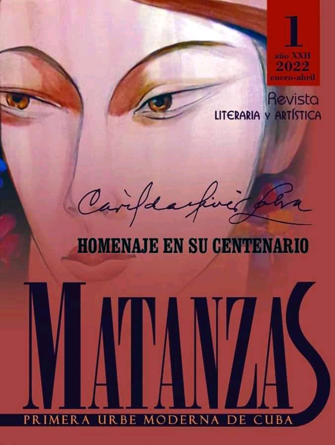 Revista Matanzas dedicada a Carilda Olier Labra en formato digital