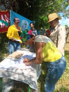 Firma del compromiso de las formas productivas para la presente campaña de siembra de frío.