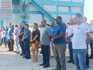 Culmina en Matanzas recorrido de bandera X aniversario del Sindicato Nacional de Energía y Minas