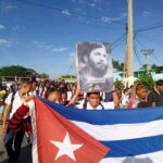 Rememoran en Jovellanos cortejo fúnebre de las cenizas de Fidel