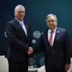 Presidente de Cuba dialogó con secretario general de Naciones Unidas