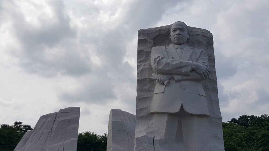 Memorial a Martin Luther King Jr. en la ciudad de Washington. Imagen de Vanderbilt_Law_School en Pixabay
