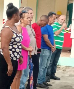 El acto en Matanzas tuvo lugar en la Empresa de Construcción y Montaje. Foto: Tomada de la cuenta Facebook de Edel Cruz.