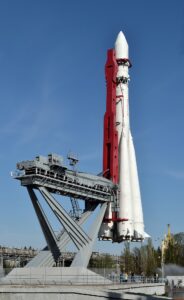 Vostok 1, primer cohete espacial del programa espacial soviético Vostok, pilotado por Gagarin en 1961