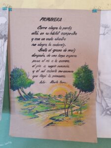 La obra Primavera se alzó con el primer premio en el certamen de Décima Mural. 