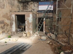 Local del otrora restaurante "El Rex" en proceso de reanimación para ampliar las instalaciones de la mipyme.